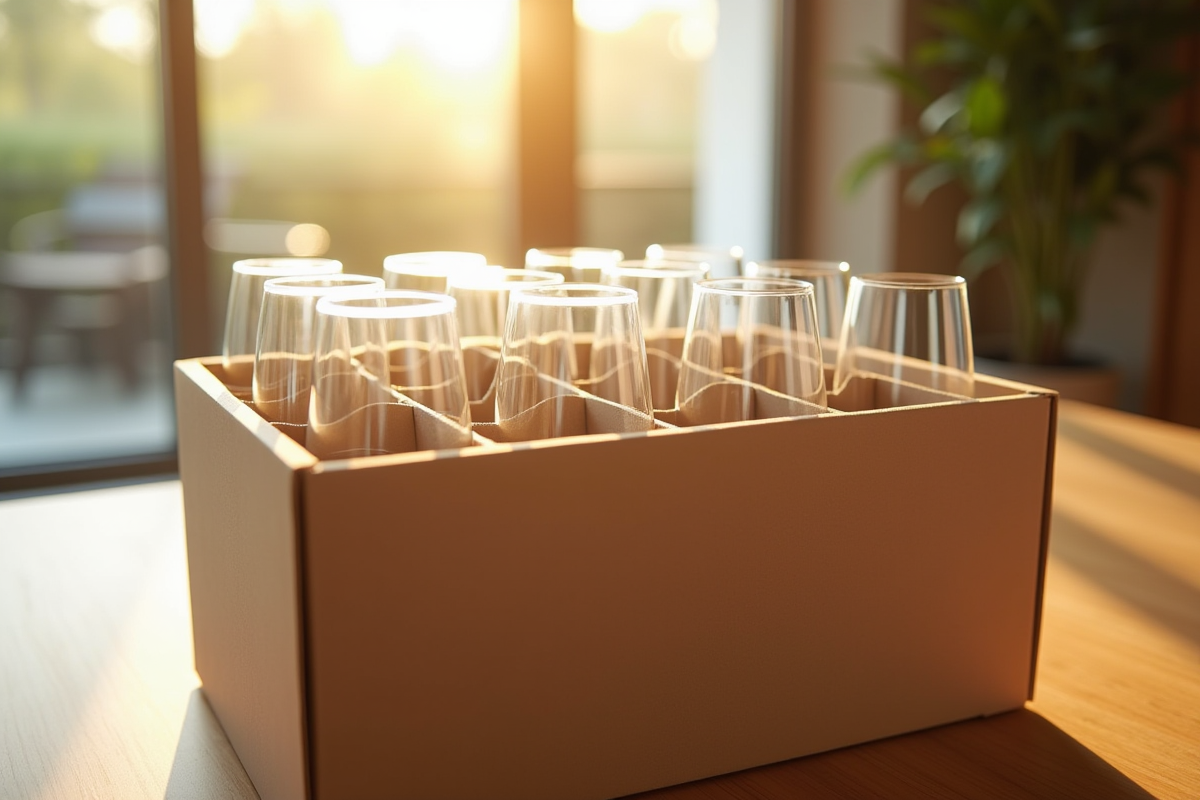 verres déménagement