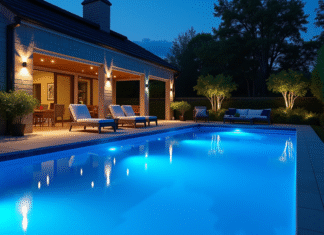 Puissance d’éclairage pour piscine : trouvez la meilleure solution pour un éclairage optimal !